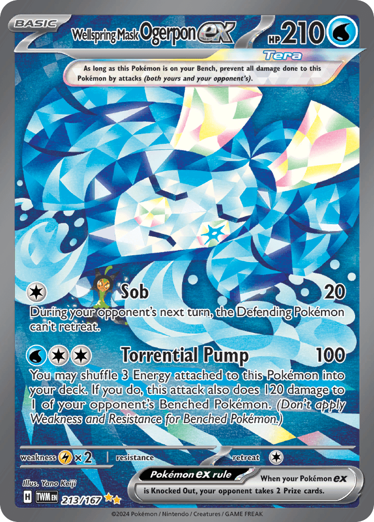 Wellspring Mask Ogerpon ex (213/167)
