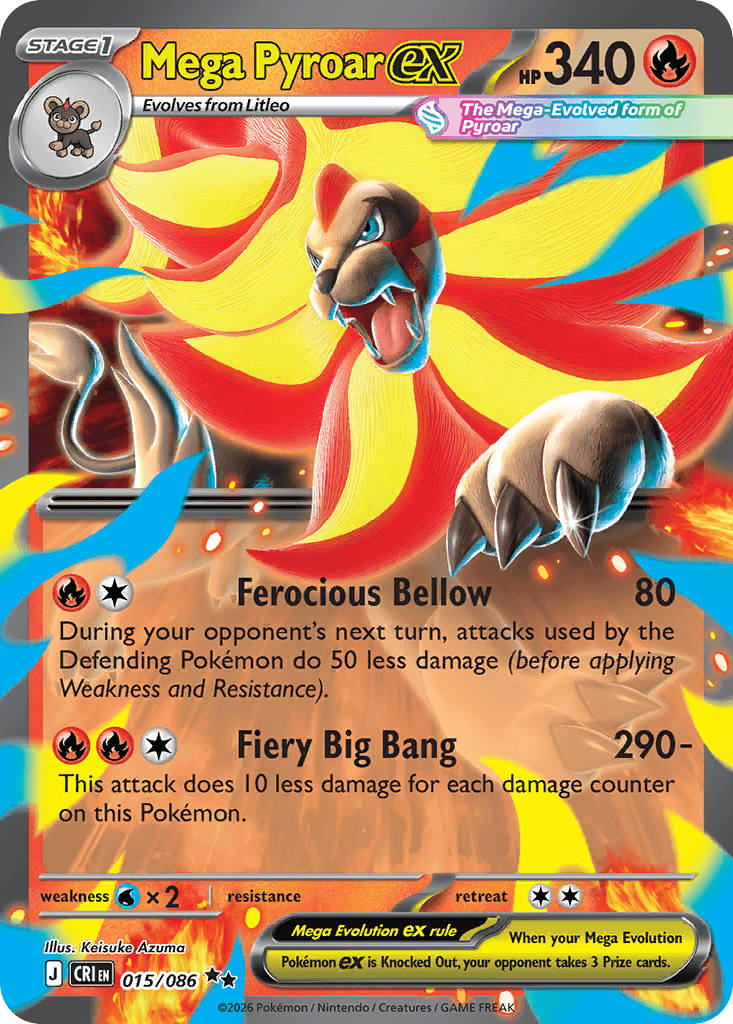 Mega Pyroar ex (015/086)